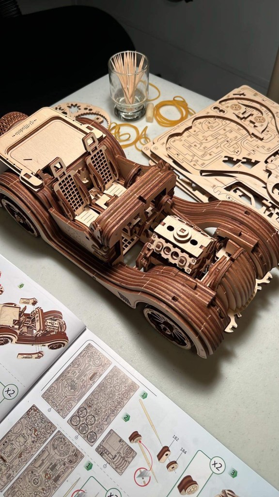 A lifetime of making things from pieces
Family from people
Programs from instructions
Cabinets of wood, hinges, and knobs
Poems from words
Each more than the sum of its parts

No surprise now 
To crave puzzles and models
By a person of pieces
Bone, blood, and flesh
Mind, body, and spirit
More than the sum of its parts

But what if the pieces don’t fit?
What if the sum is incongruous?
Like our world, flawed and mysterious
Nothing we see being perfect
Yet endlessly sustaining itself
With perseverance, beauty, and love

We too, flawed and mysterious,
Are the unique pieces of eternity
The puzzle of our existence
Fitting perfectly in its framework
